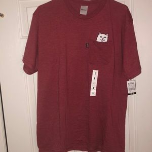 Classic RIPNDIP Red cat shirt